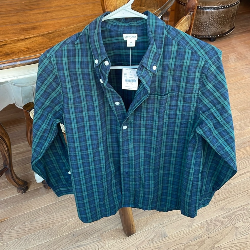 NWT Crew Cuts Factory Button Down